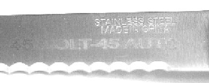 Engraved Knife