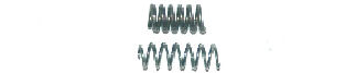 Friction Stud Springs Factory (top), Replacement (bottom)