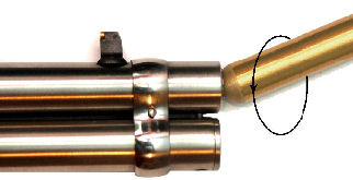 Lapping the Muzzle (Lapping compound not shown for clarity.)